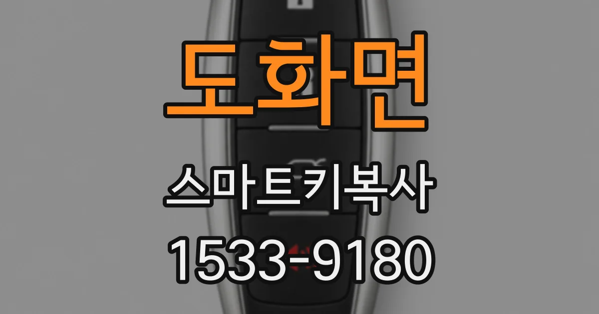 도화면 스마트키복사