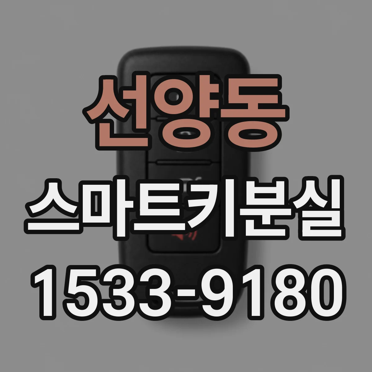 선양동 스마트키분실