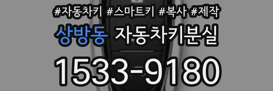 상방동 자동차키분실