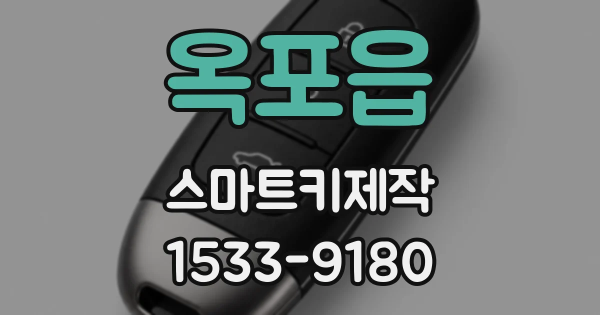 옥포읍 스마트키제작