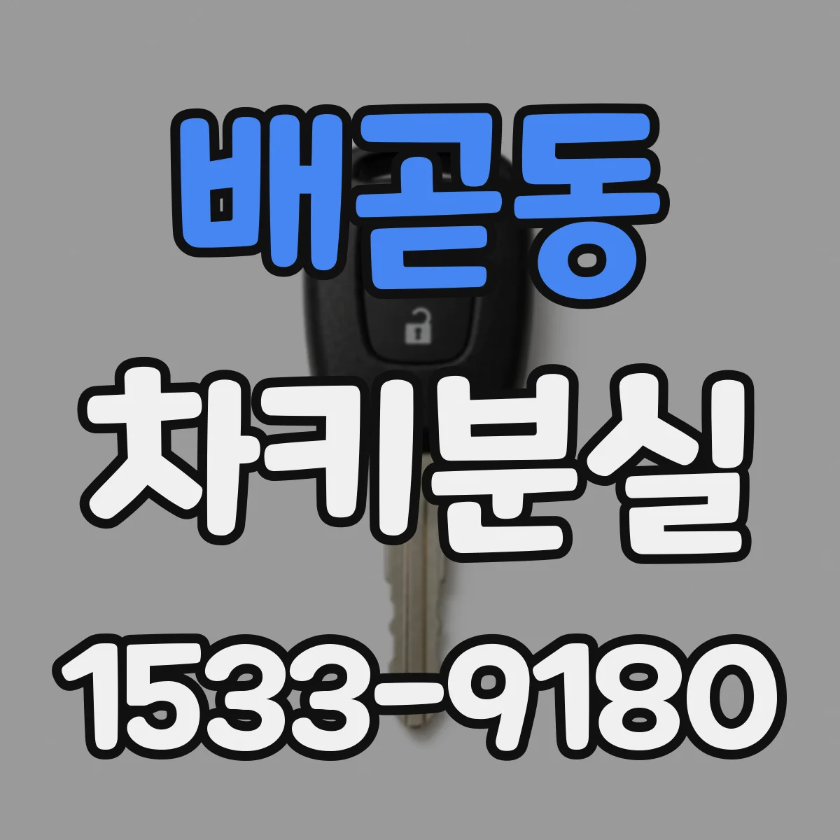 배곧동 차키분실