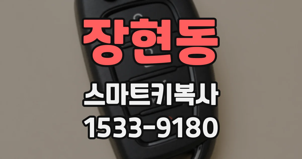 장현동 스마트키복사