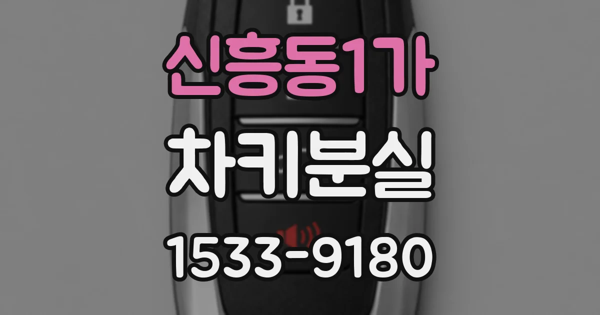 신흥동1가 차키분실