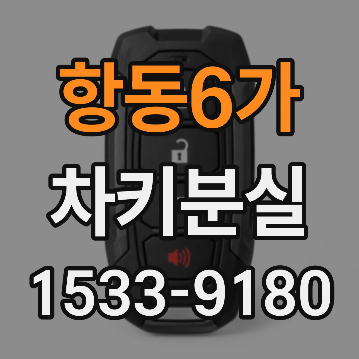 항동6가 차키분실