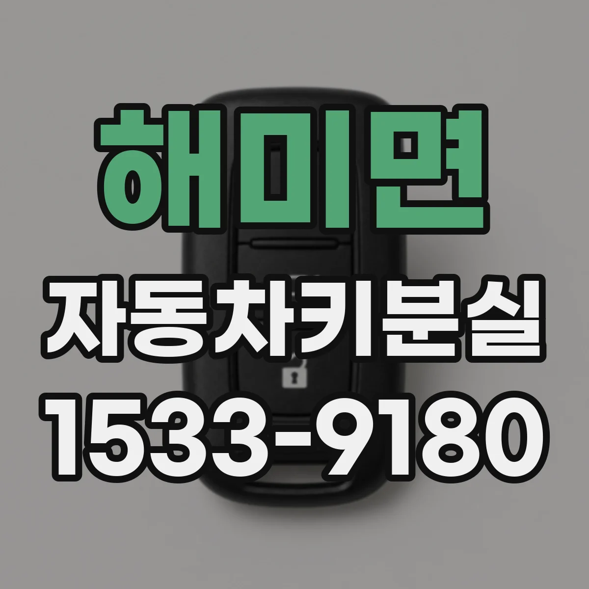 해미면 자동차키분실