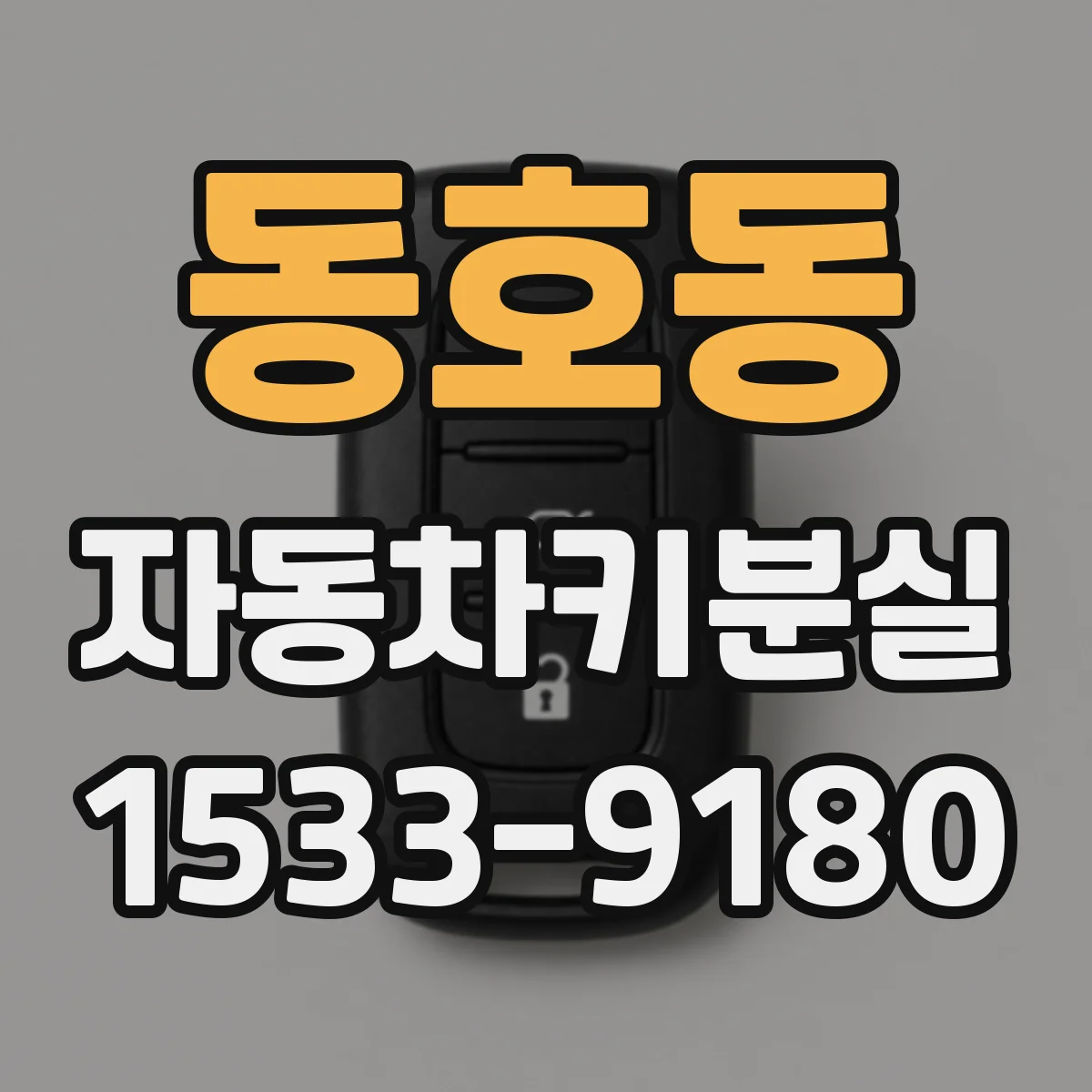 동호동 자동차키분실