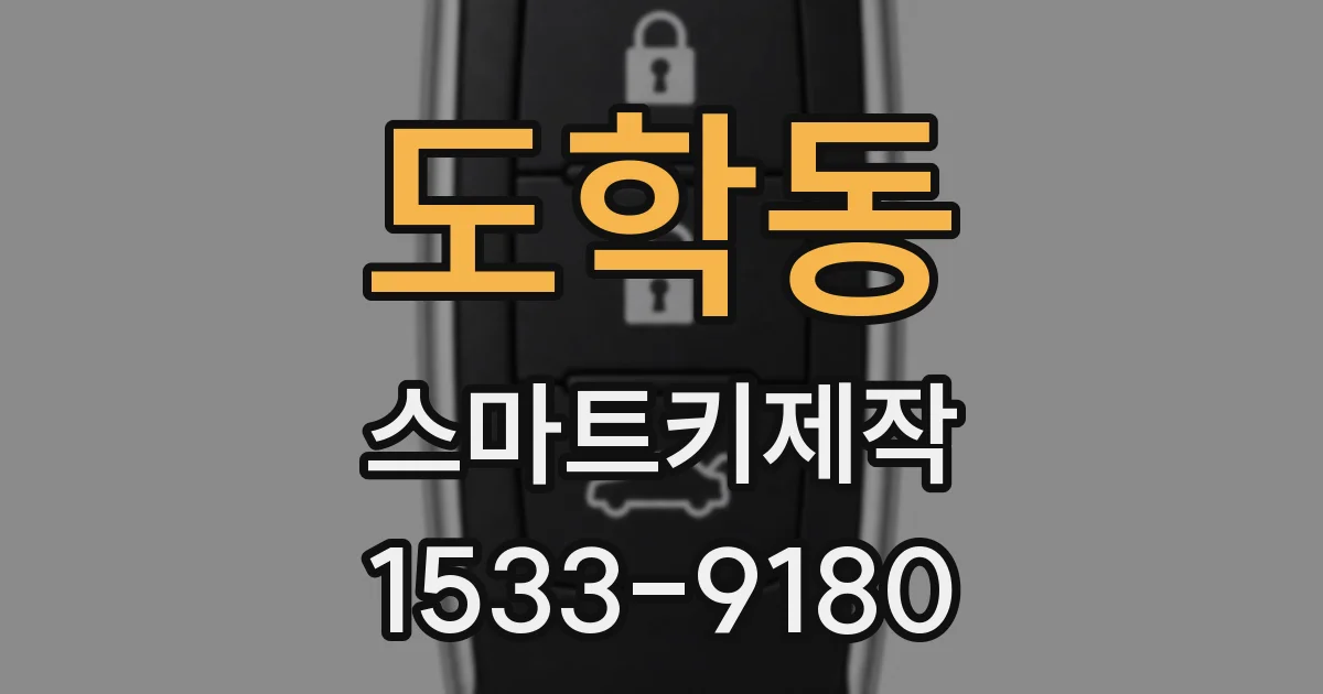 도학동 스마트키제작
