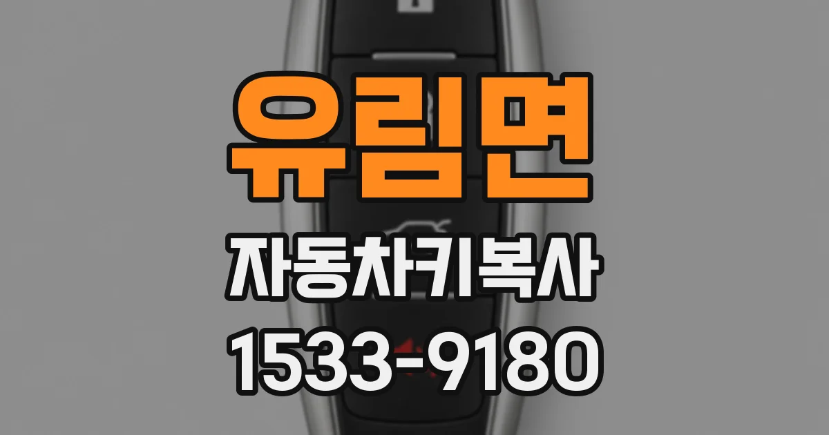 유림면 자동차키복사