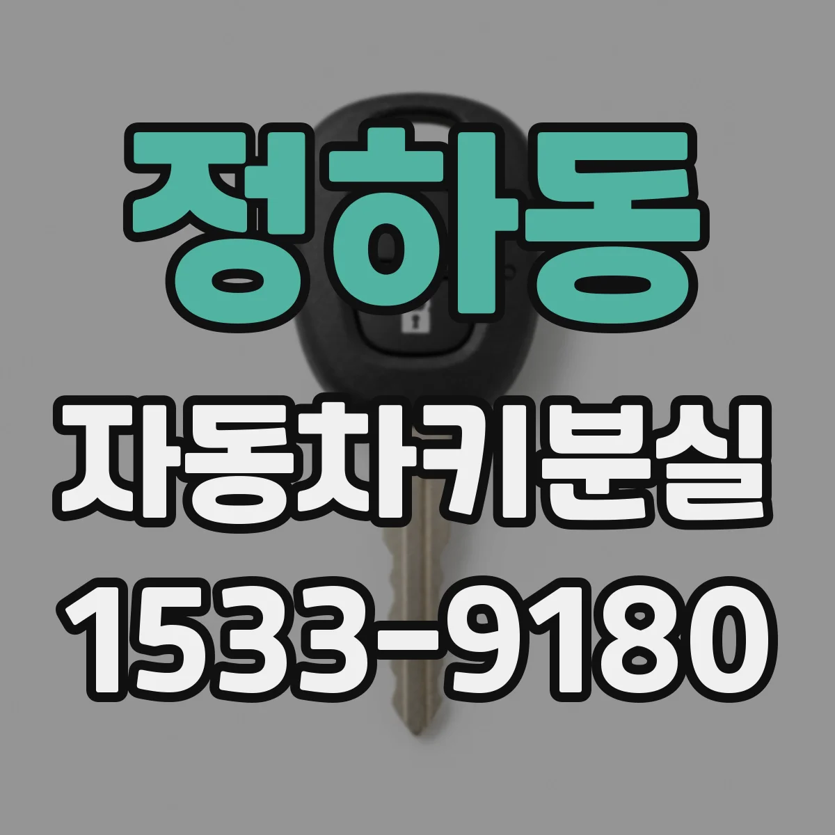 정하동 자동차키분실