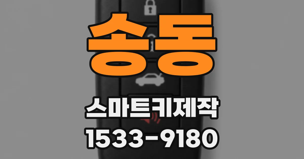 송동 스마트키제작