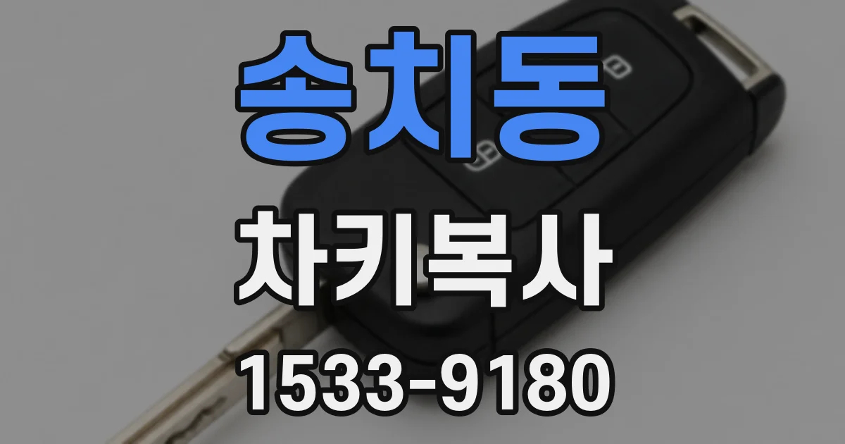 송치동 차키복사