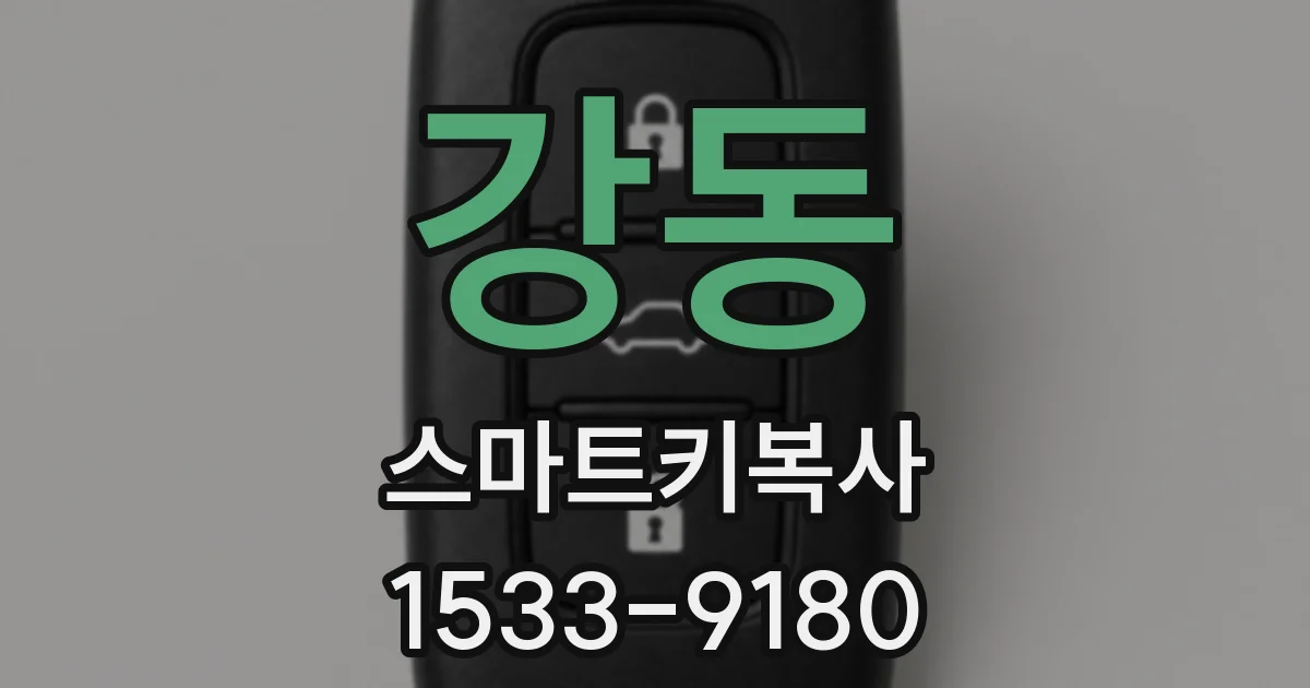 강동 스마트키복사