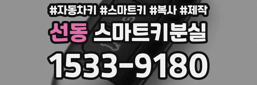 선동 스마트키분실