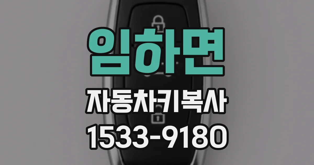 임하면 자동차키복사