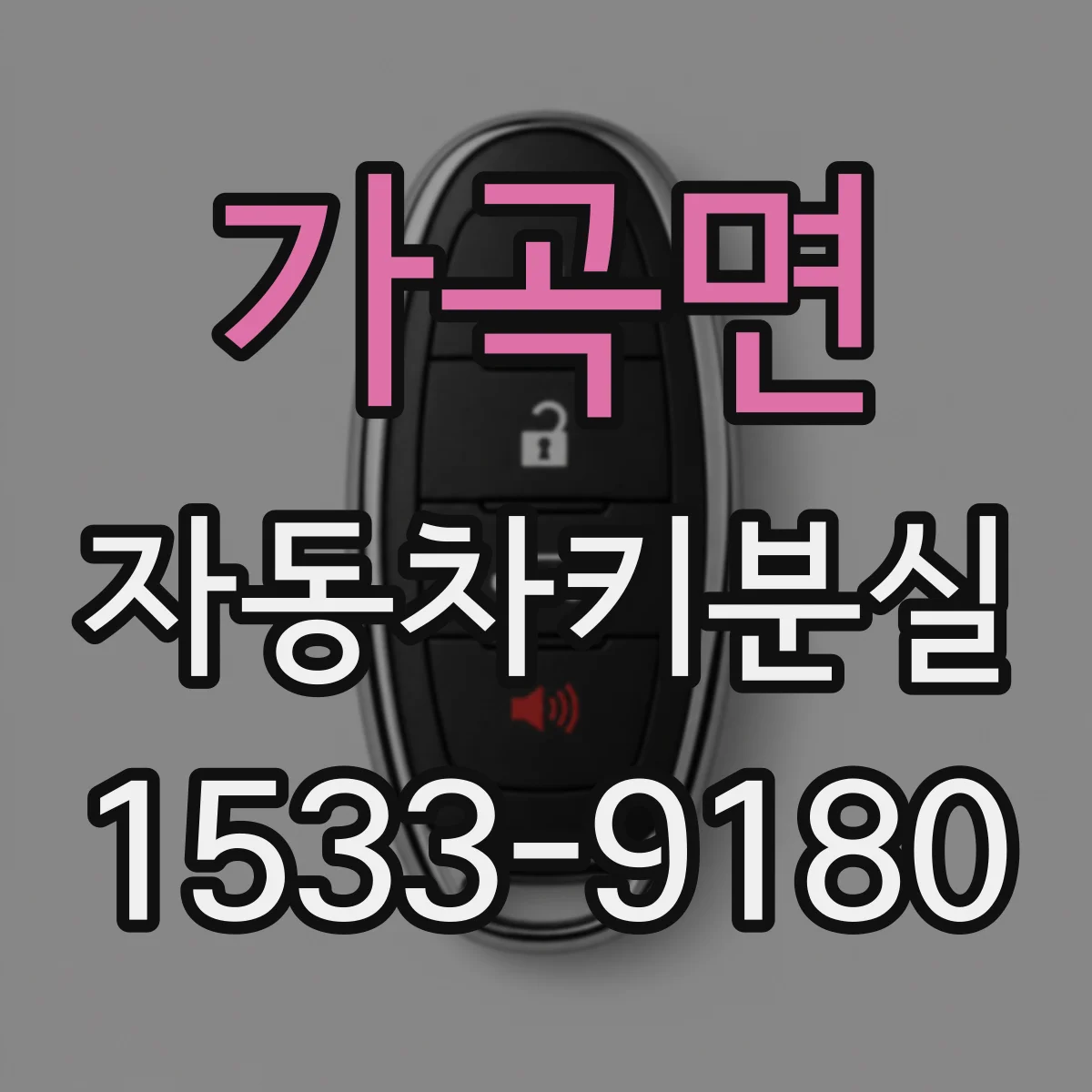 가곡면 자동차키분실