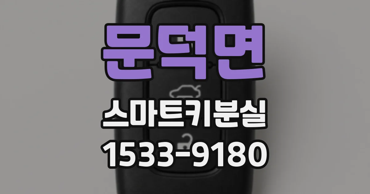 문덕면 스마트키분실