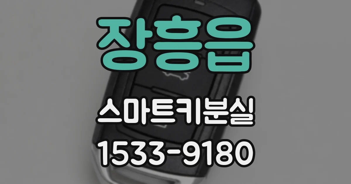 장흥읍 스마트키분실