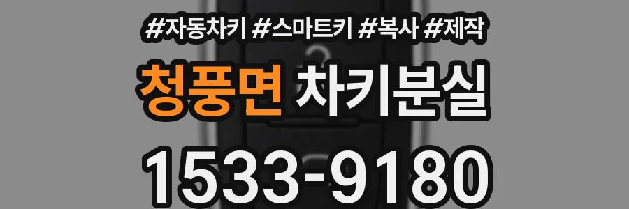 청풍면 차키분실