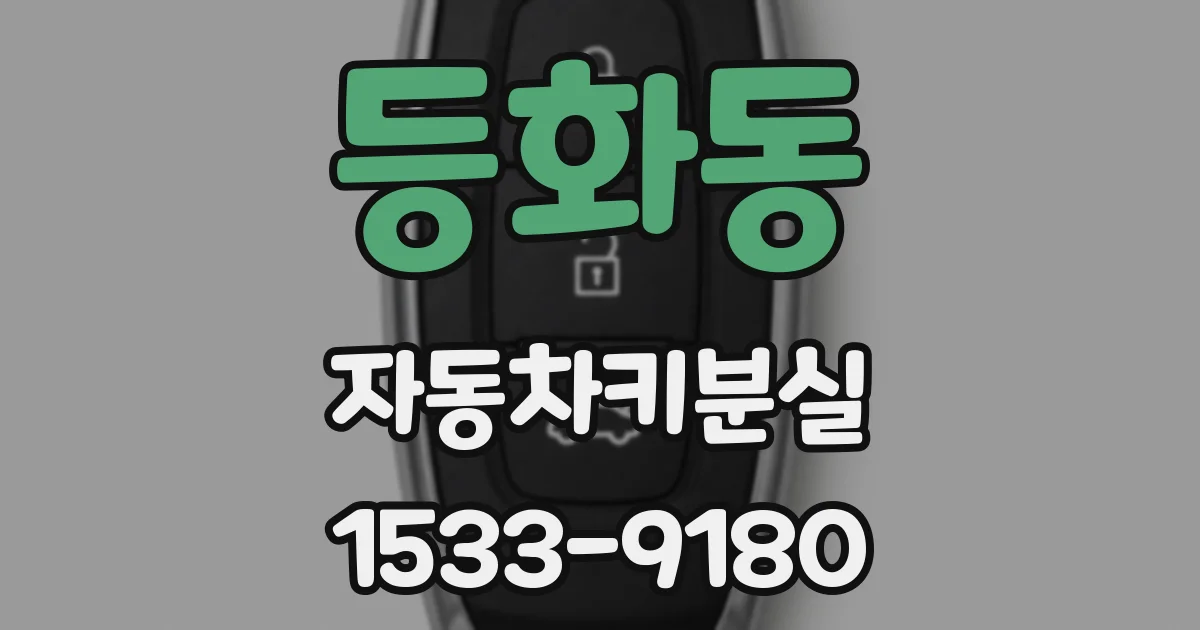 등화동 자동차키분실