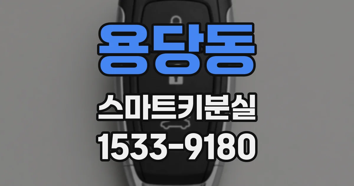 용당동 스마트키분실