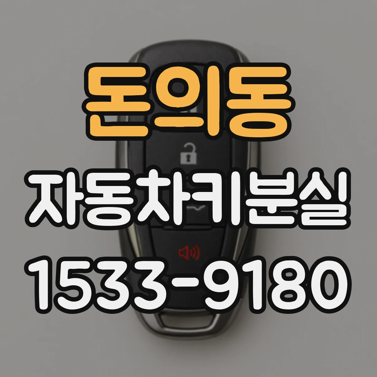 돈의동 자동차키분실