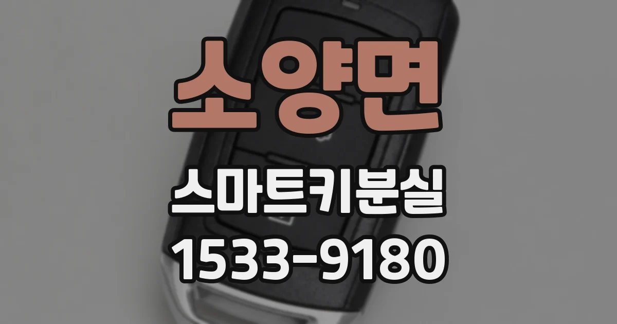 소양면 스마트키분실