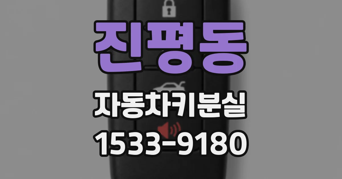 진평동 자동차키분실