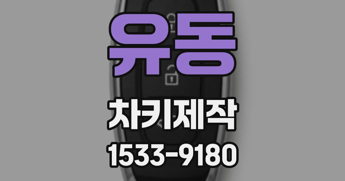 유동 차키제작