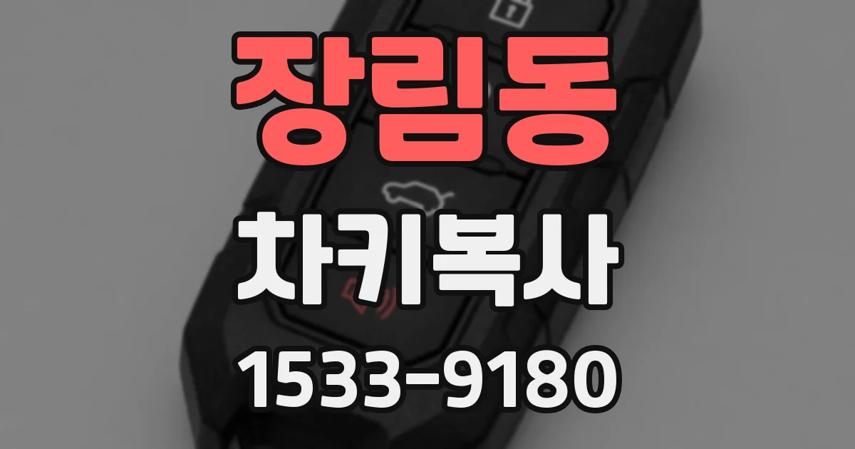 장림동 차키복사