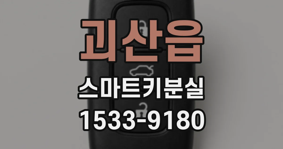 괴산읍 스마트키분실