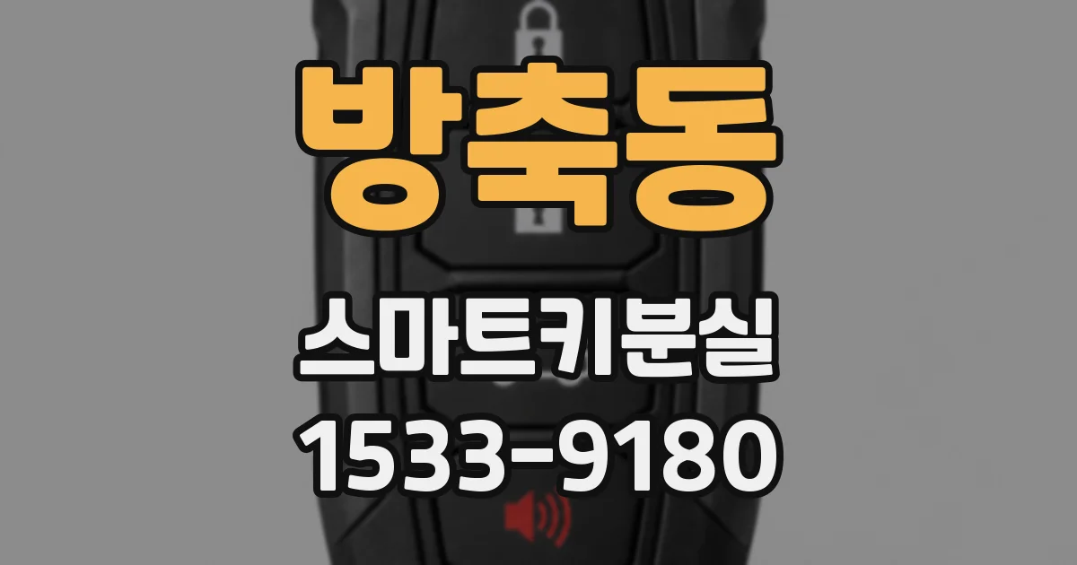 방축동 스마트키분실