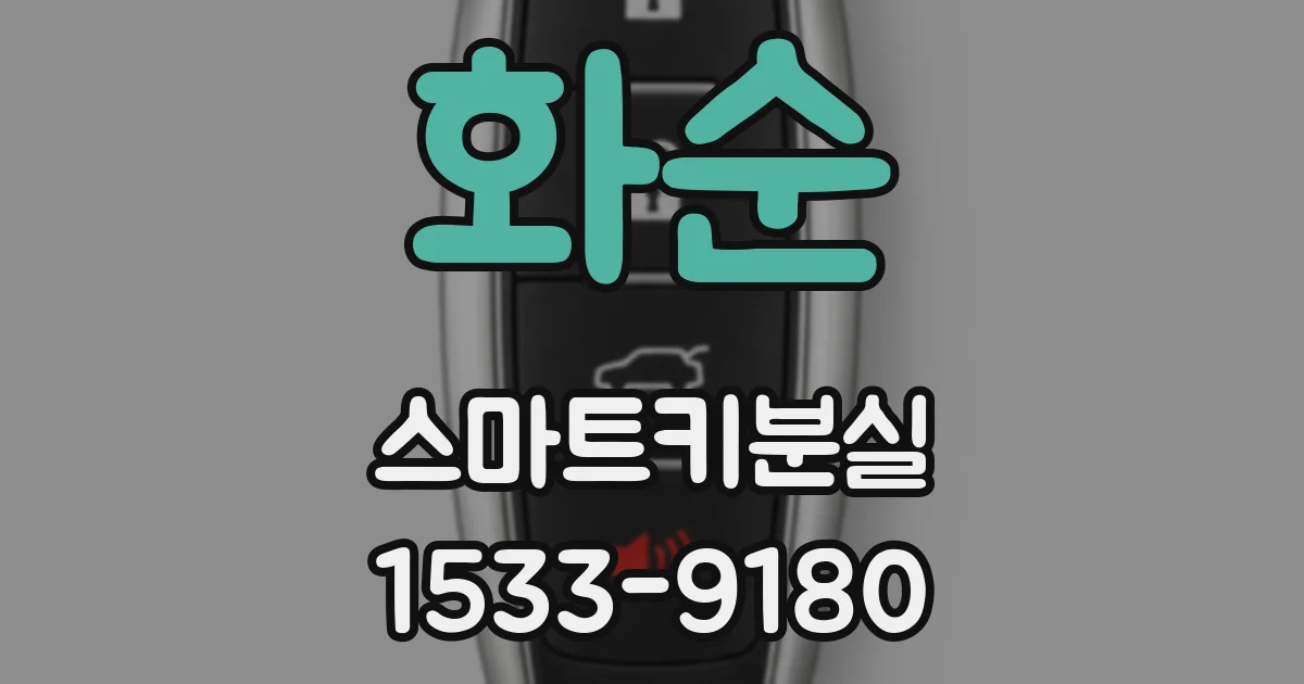 화순 스마트키분실