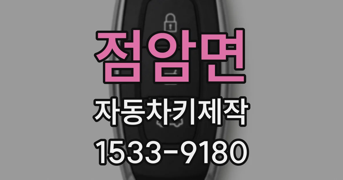 점암면 자동차키제작