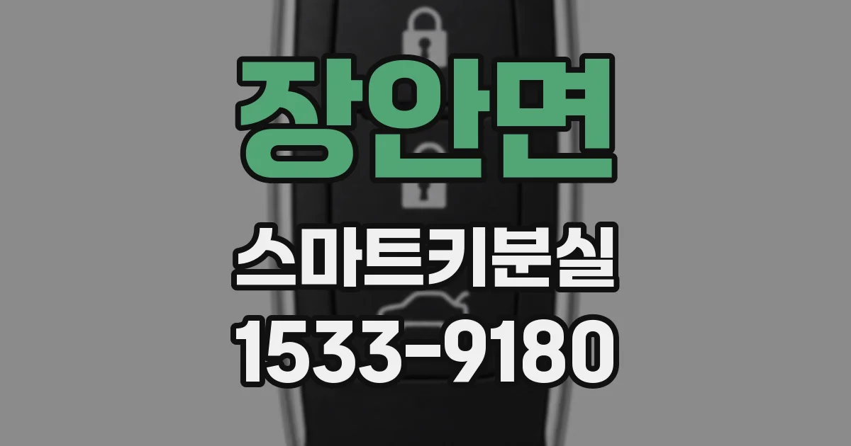 장안면 스마트키분실