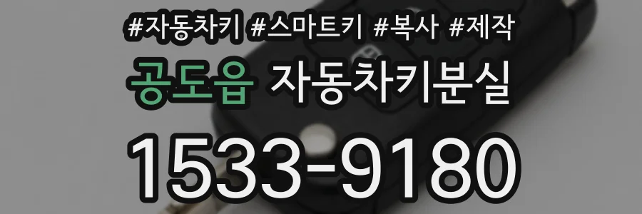 공도읍 자동차키분실