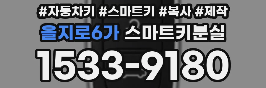 을지로6가 스마트키분실