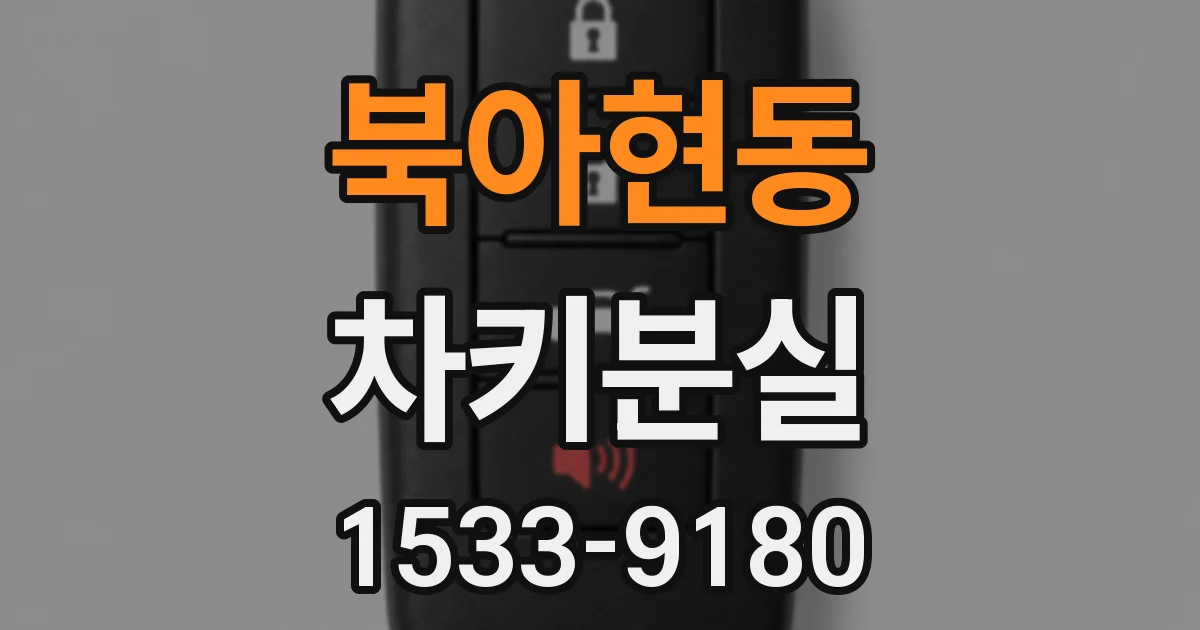 북아현동 차키분실