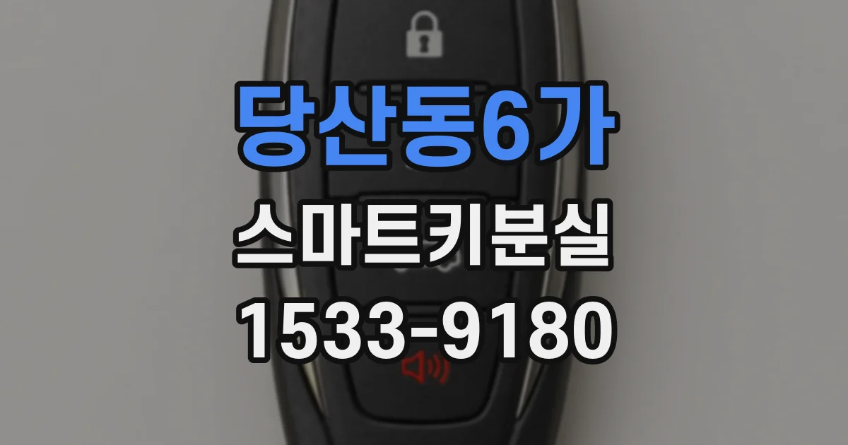 당산동6가 스마트키분실