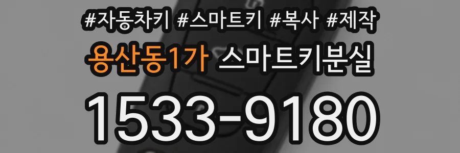 용산동1가 스마트키분실