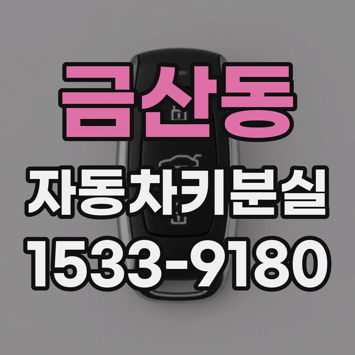 금산동 자동차키분실