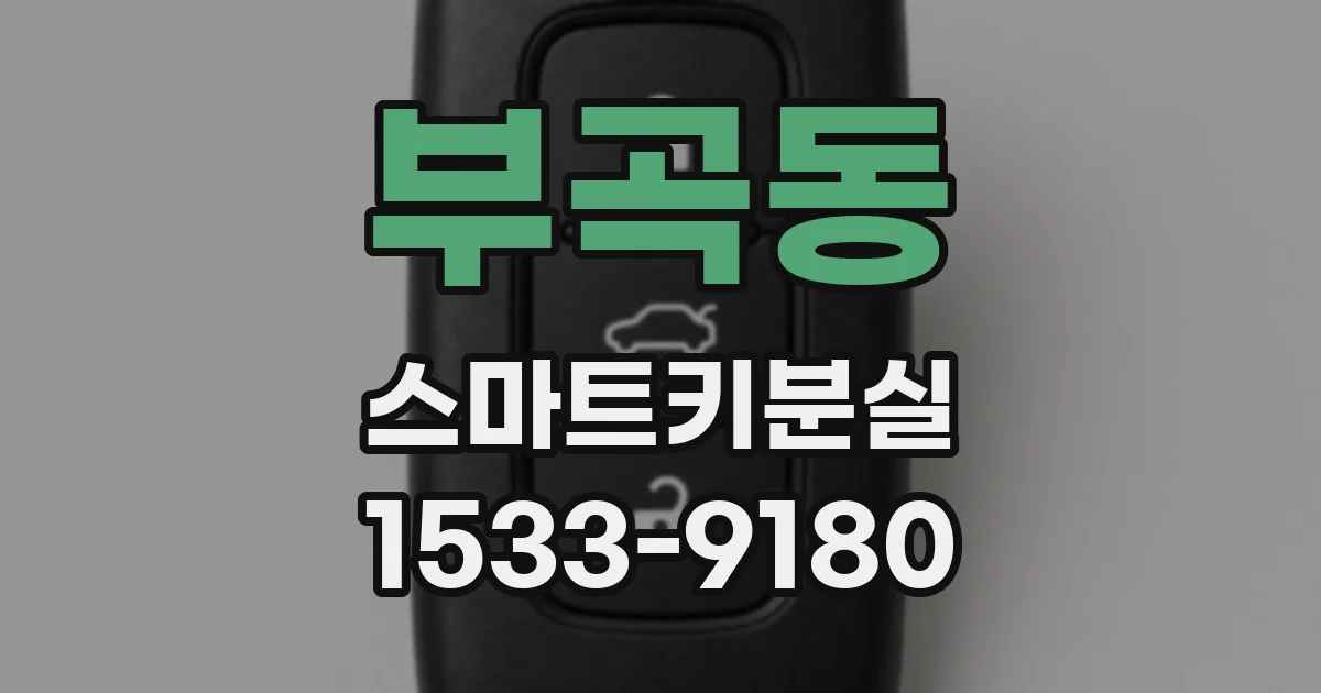 부곡동 스마트키분실
