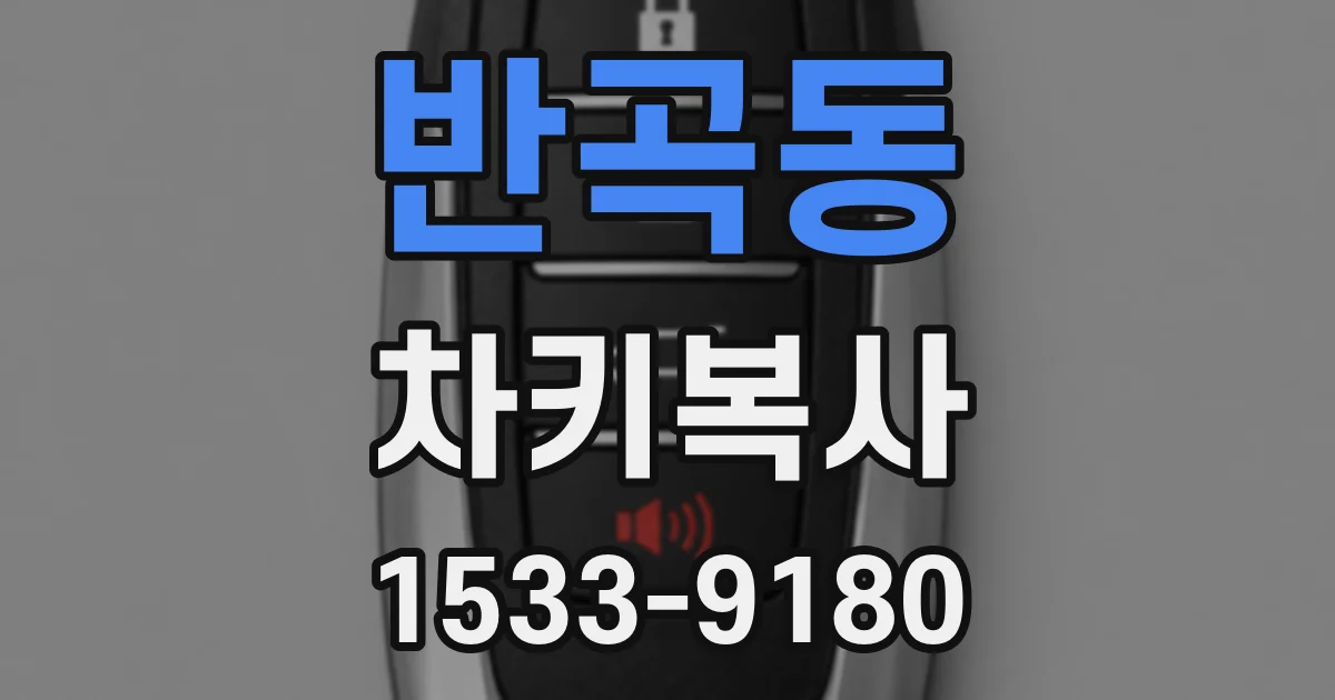 반곡동 차키복사