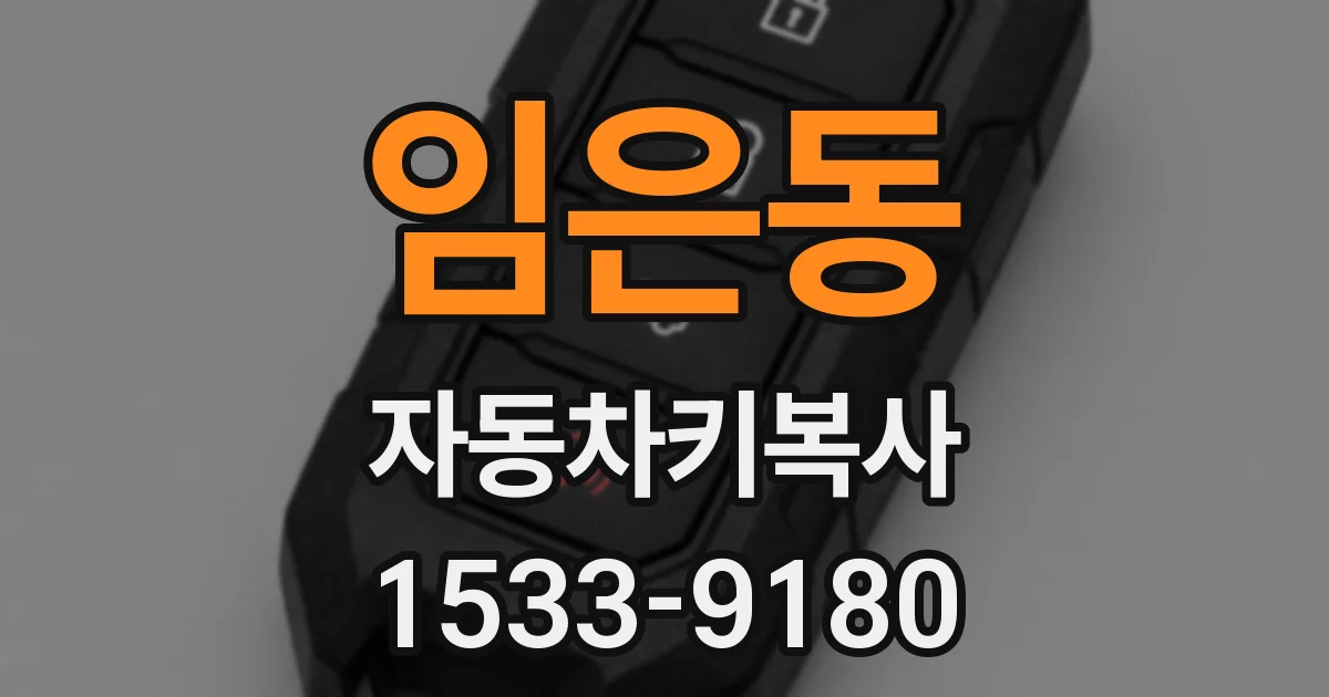 임은동 자동차키복사