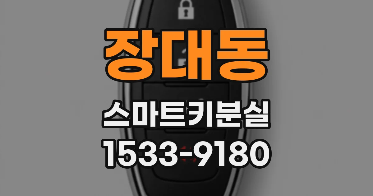 장대동 스마트키분실