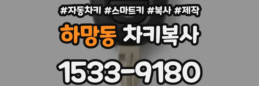 하망동 차키복사