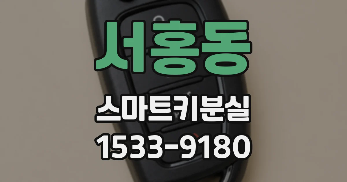 서홍동 스마트키분실