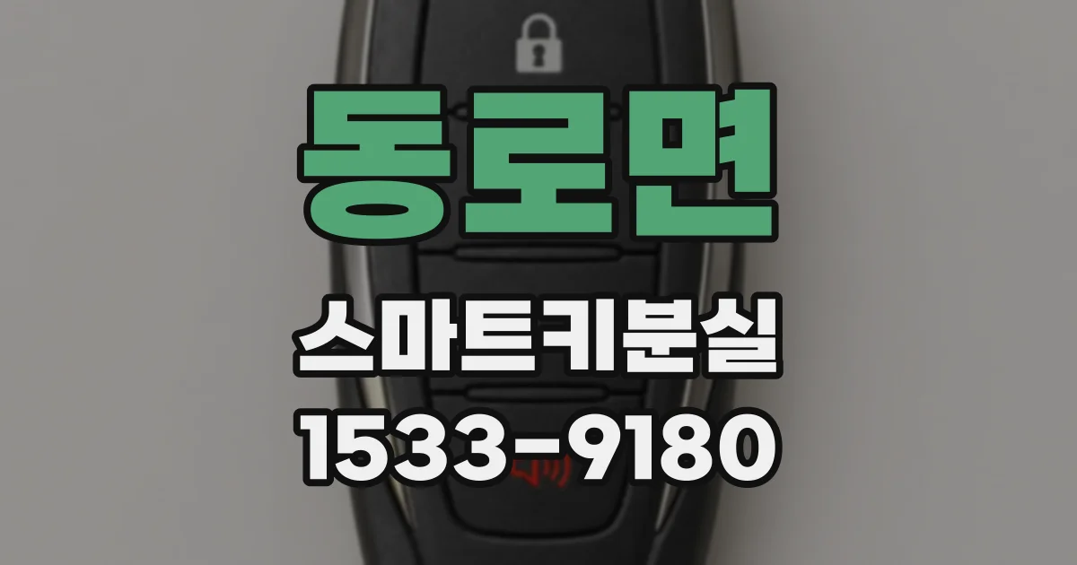 동로면 스마트키분실