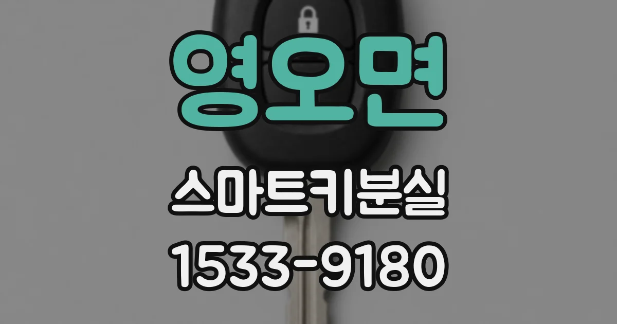 영오면 스마트키분실