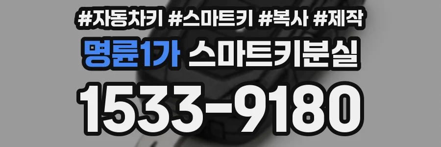 명륜1가 스마트키분실