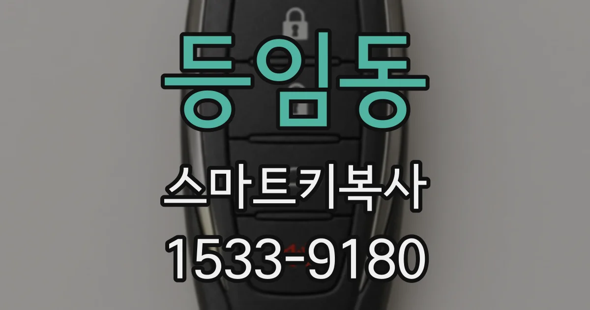 등임동 스마트키복사